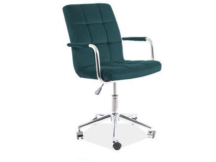 Irodai szék Q-022 zöld bársony 78