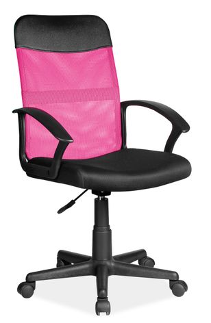 Irodai szék Q-702 rózsaszín/fekete